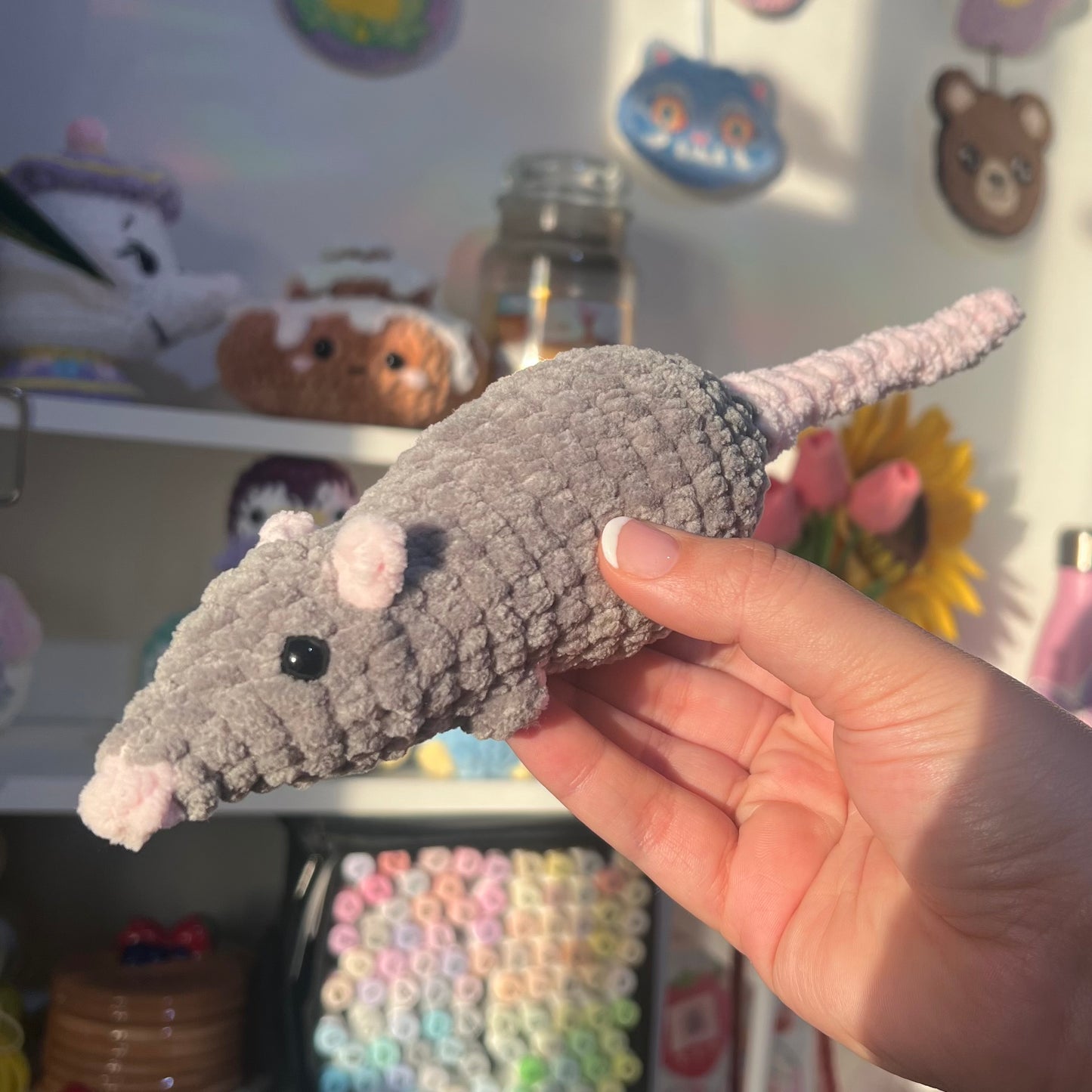 Rat Crochet Handmade Amigurumi Plushie