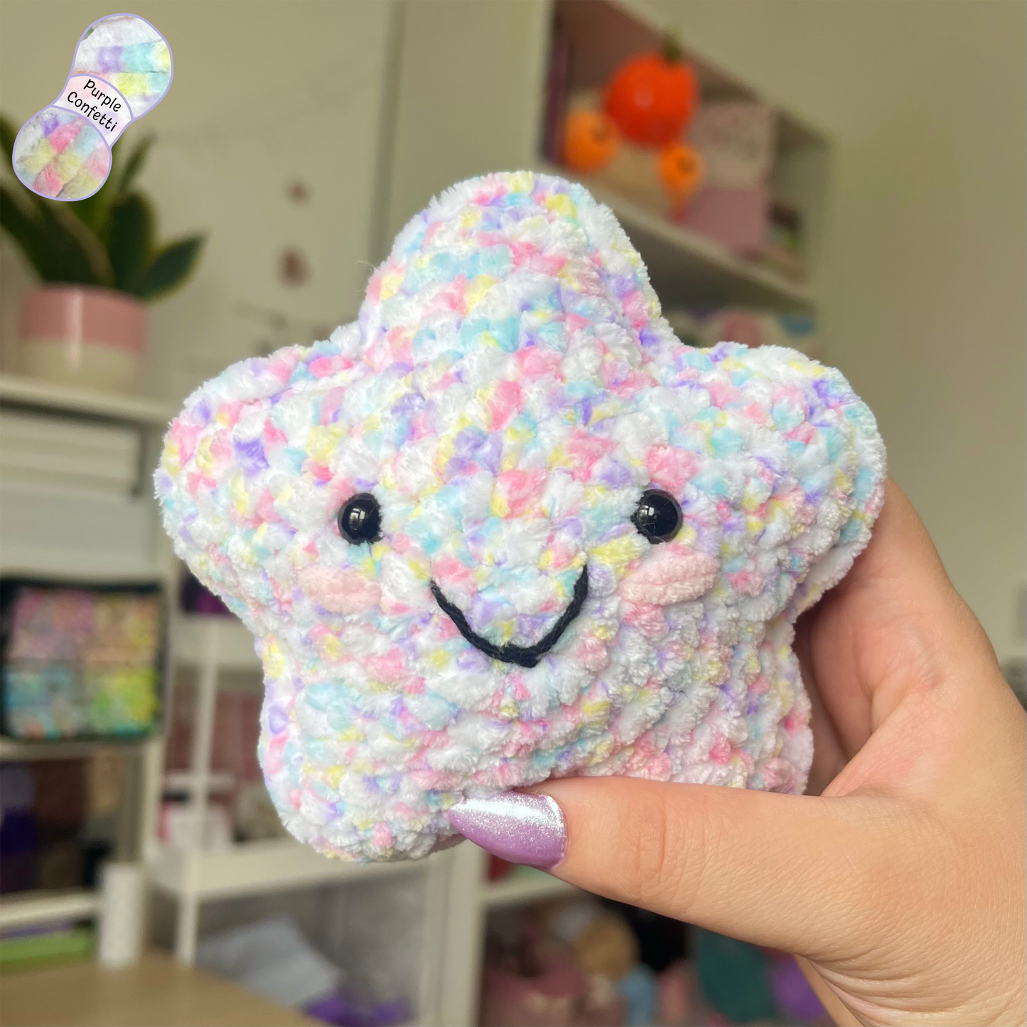 Star Crochet Handmade Amigurumi Plushie