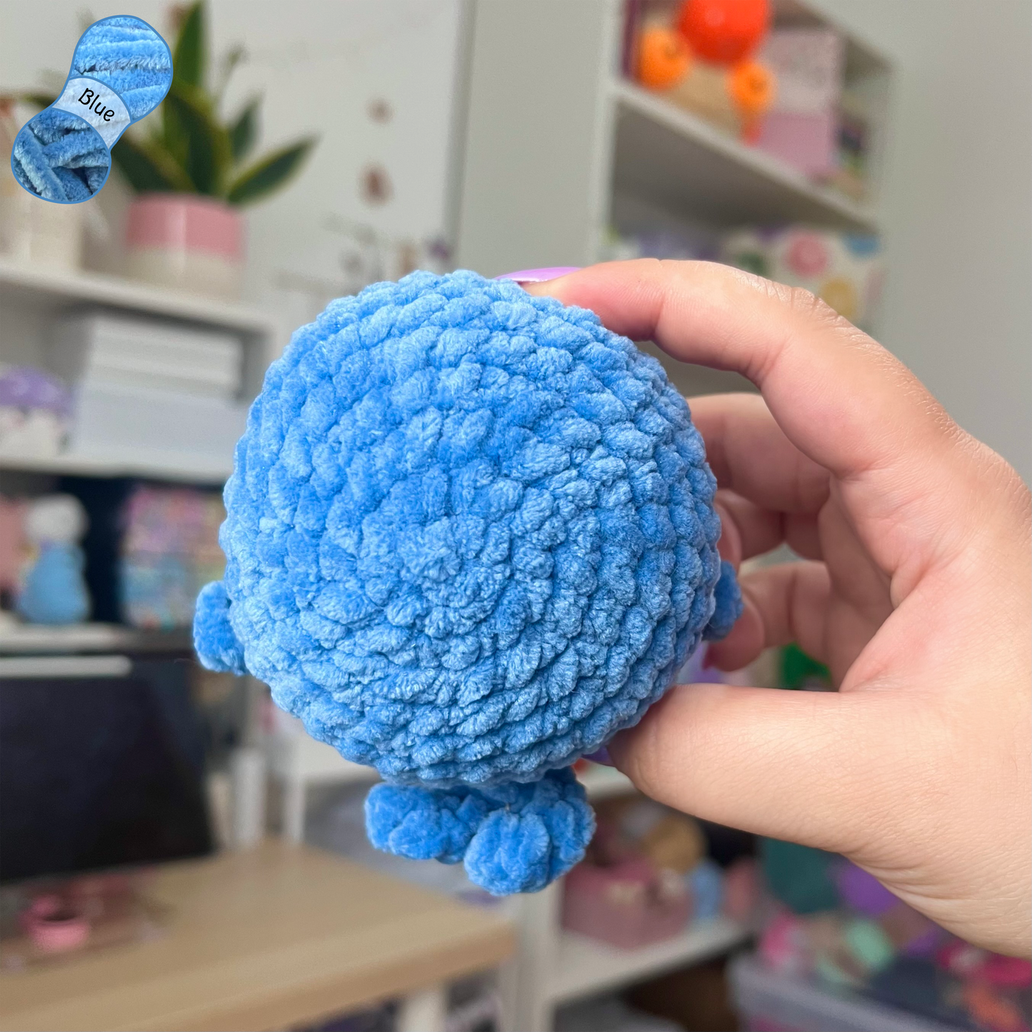 Whale Crochet Amigurumi Plushie