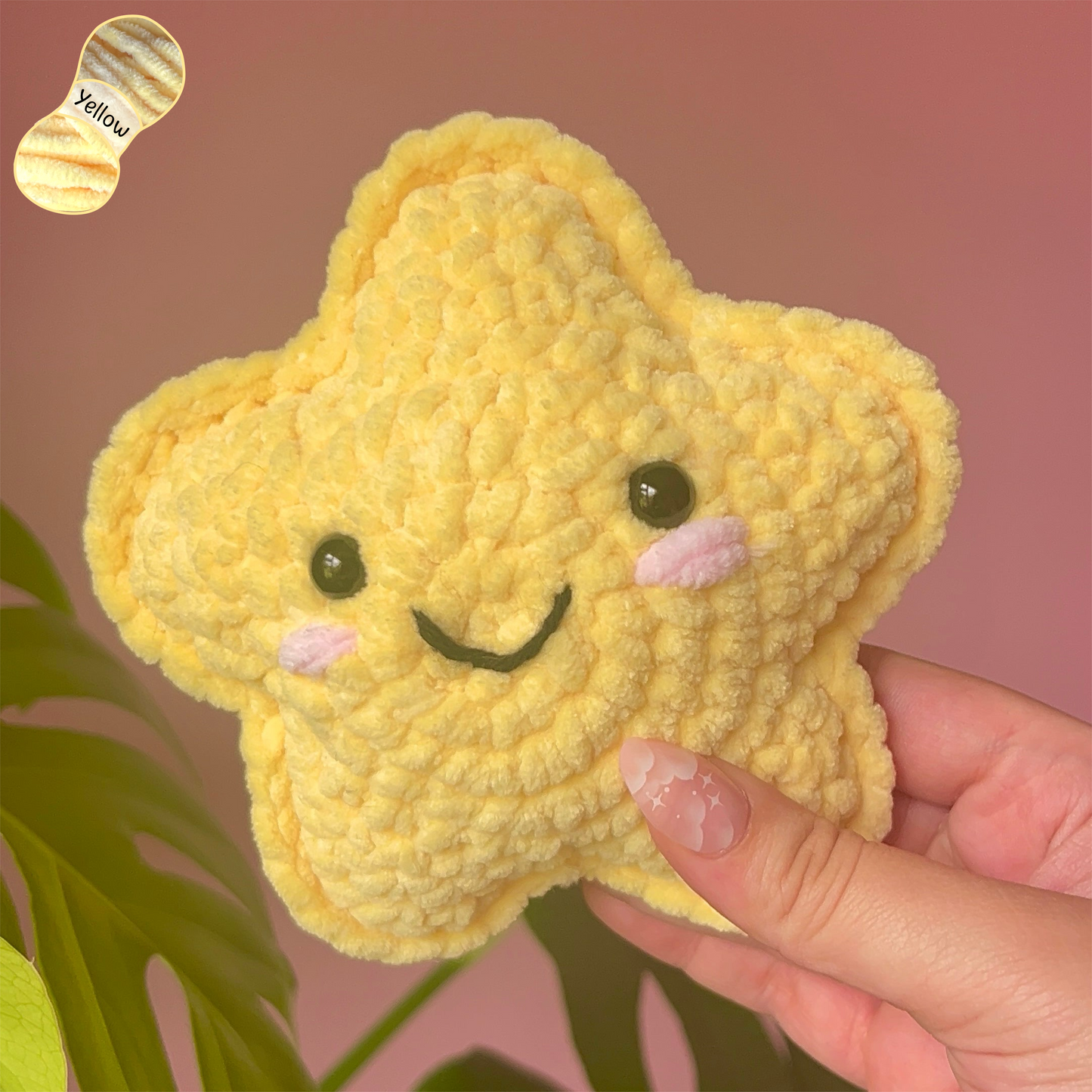 Star Crochet Handmade Amigurumi Plushie