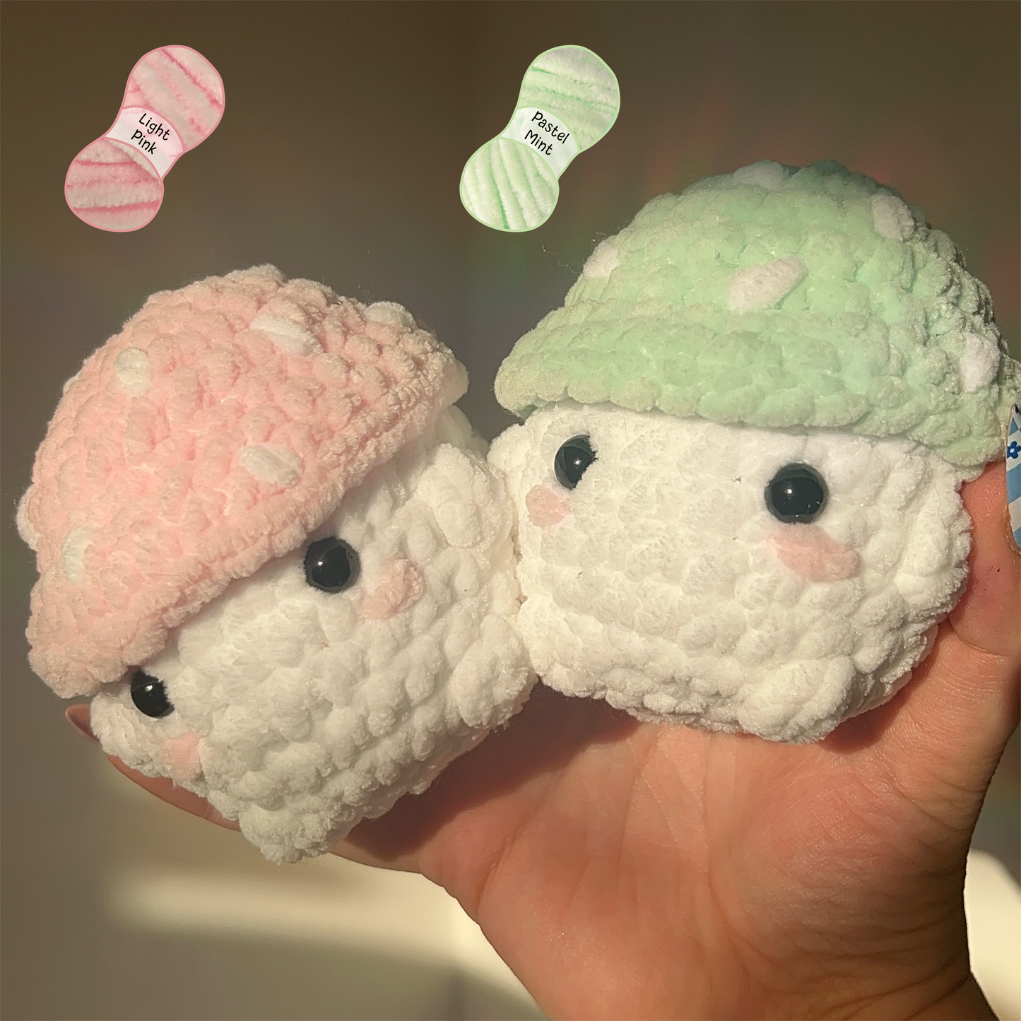 Mushroom Crochet Amigurumi Plushie