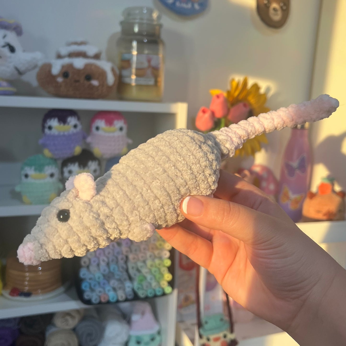 Rat Crochet Handmade Amigurumi Plushie