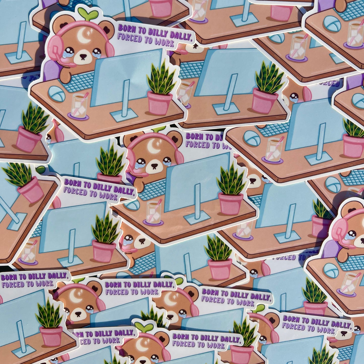 Corporate Nebbie the Celestial Sprout Bear Sticker