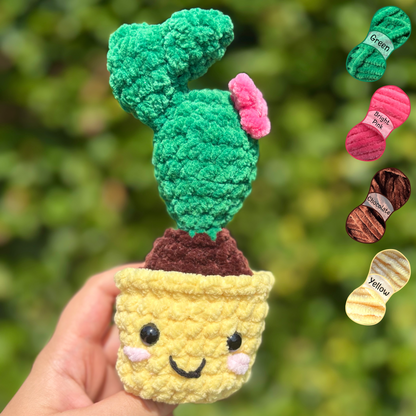 Plant Popper Crochet Amigurumi Plushie