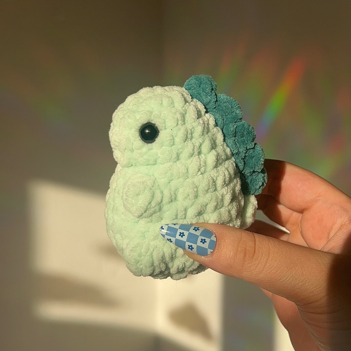 Mini Dino Crochet Amigurumi Plushie