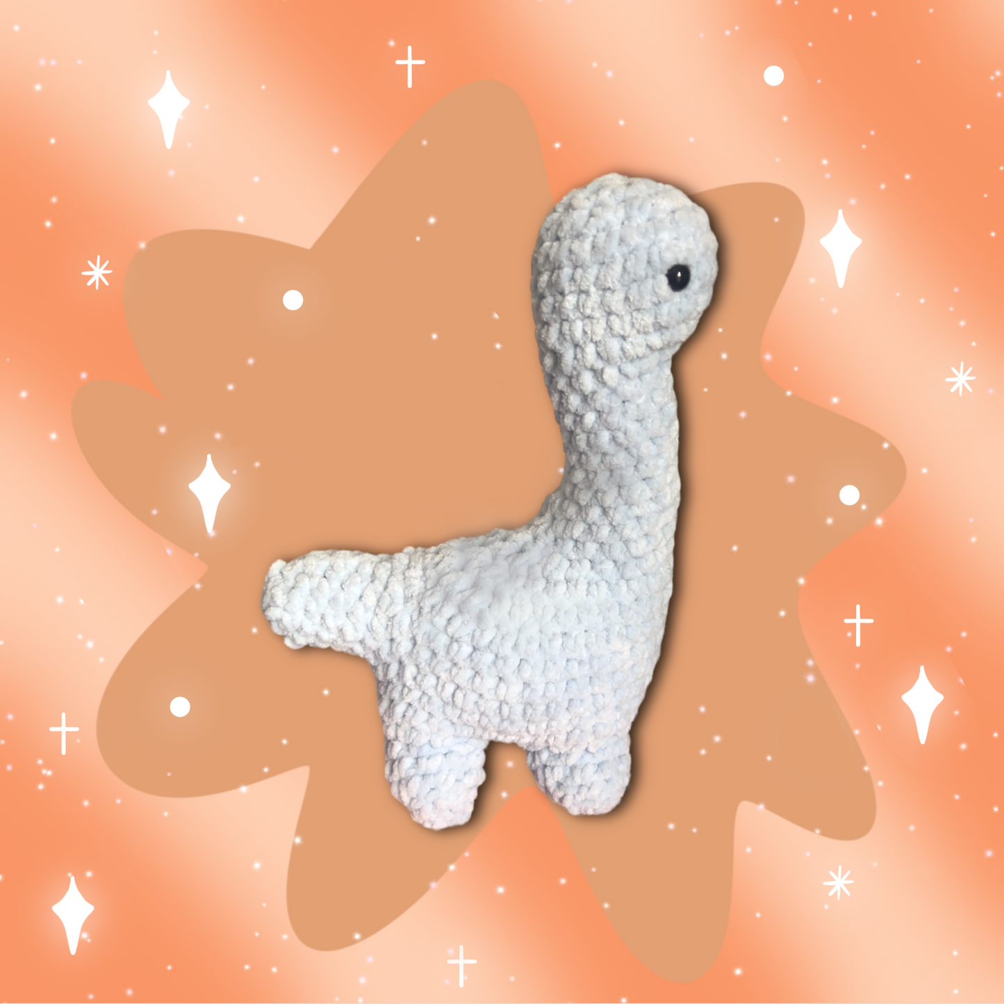 Brontosaurus Dino Crochet Amigurumi Plushie