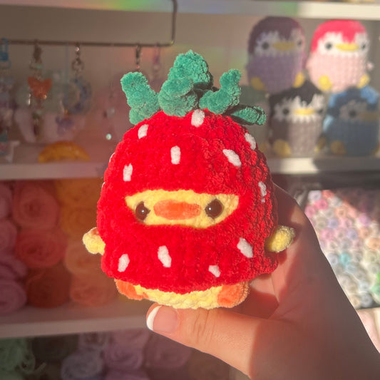 Chick in Outfit Crochet Handmade Amigurumi Plushie