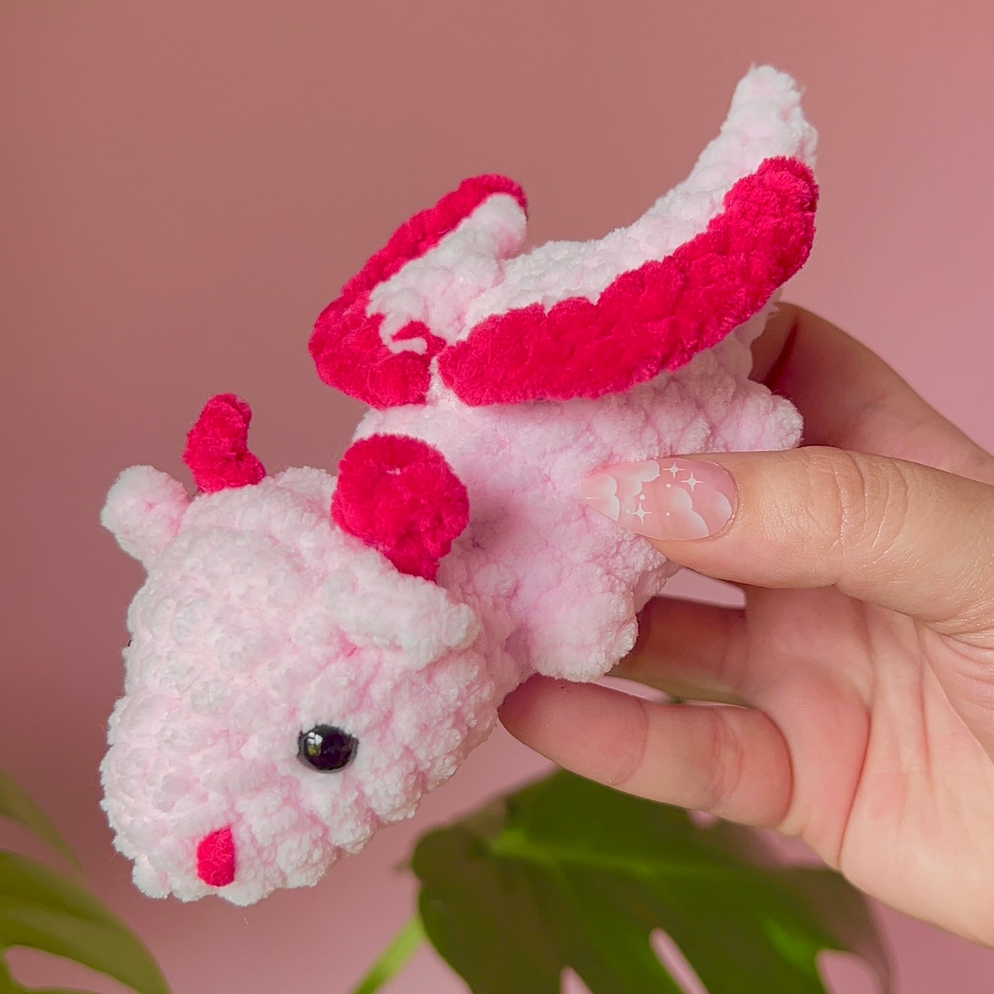 Baby Dragon Crochet Handmade Amigurumi Plushie