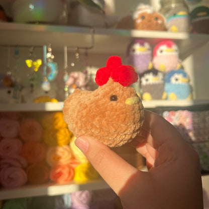 Chicken Crochet Handmade Amigurumi Plushie