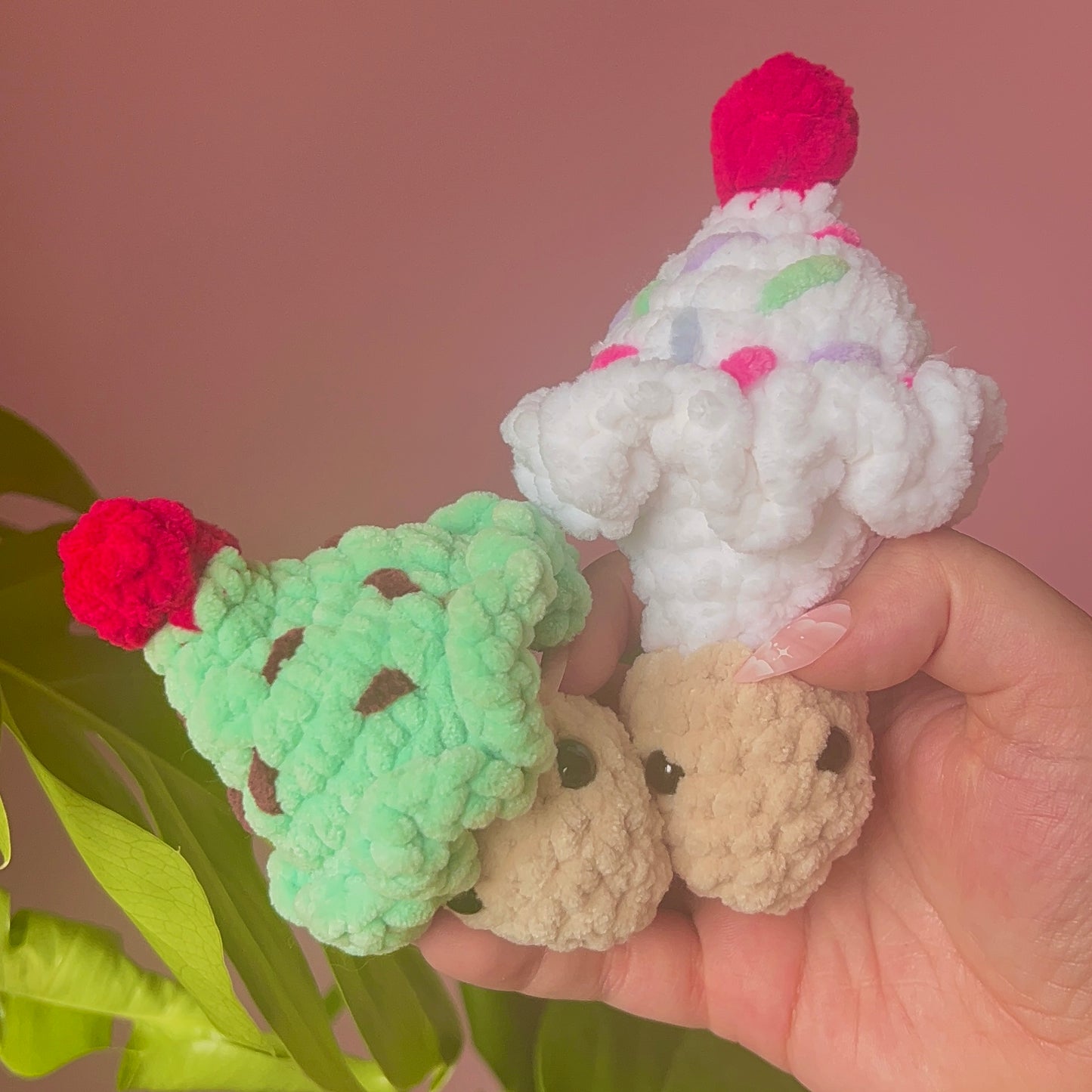 Ice Cream Popper Crochet Handmade Amigurumi Plushie