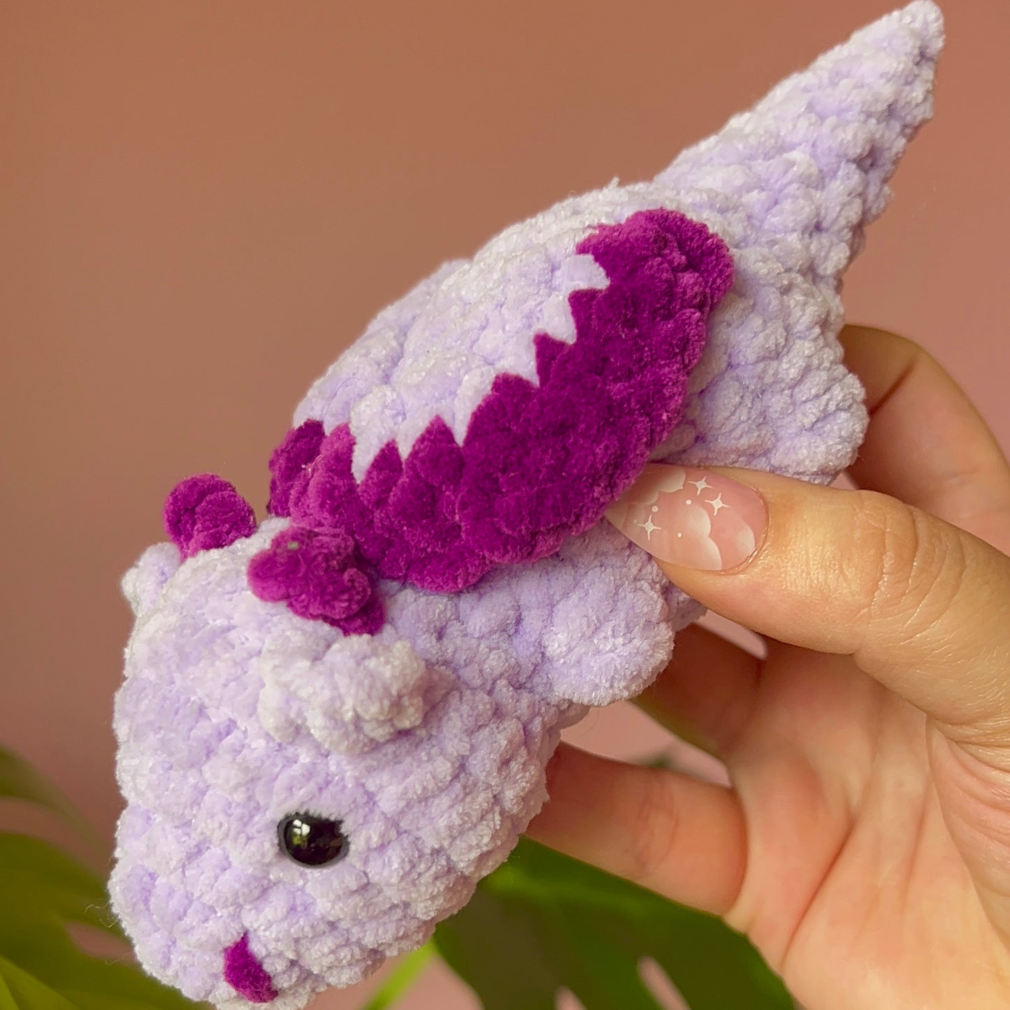 Baby Dragon Crochet Handmade Amigurumi Plushie