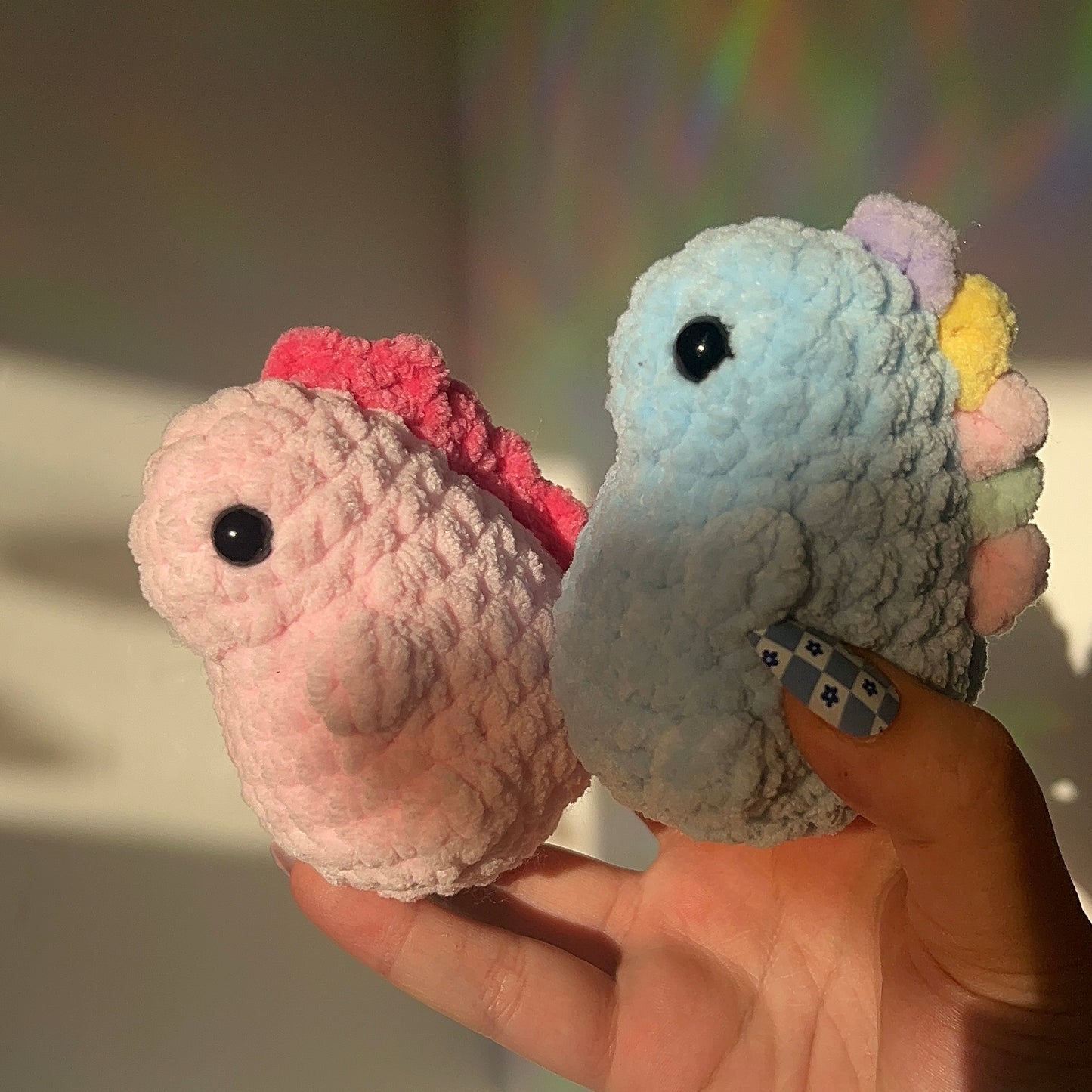 Mini Dino Crochet Amigurumi Plushie