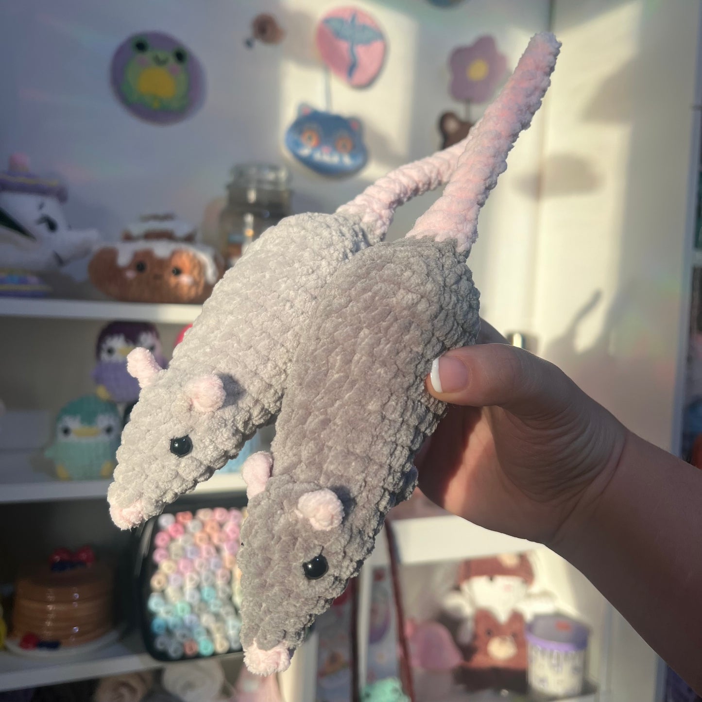 Rat Crochet Handmade Amigurumi Plushie