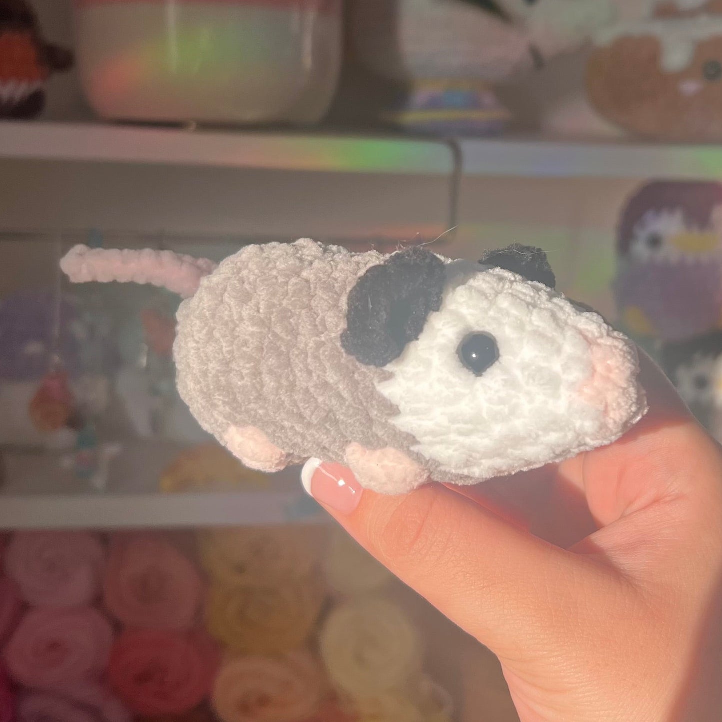 Opossum Crochet Handmade Amigurumi Plushie