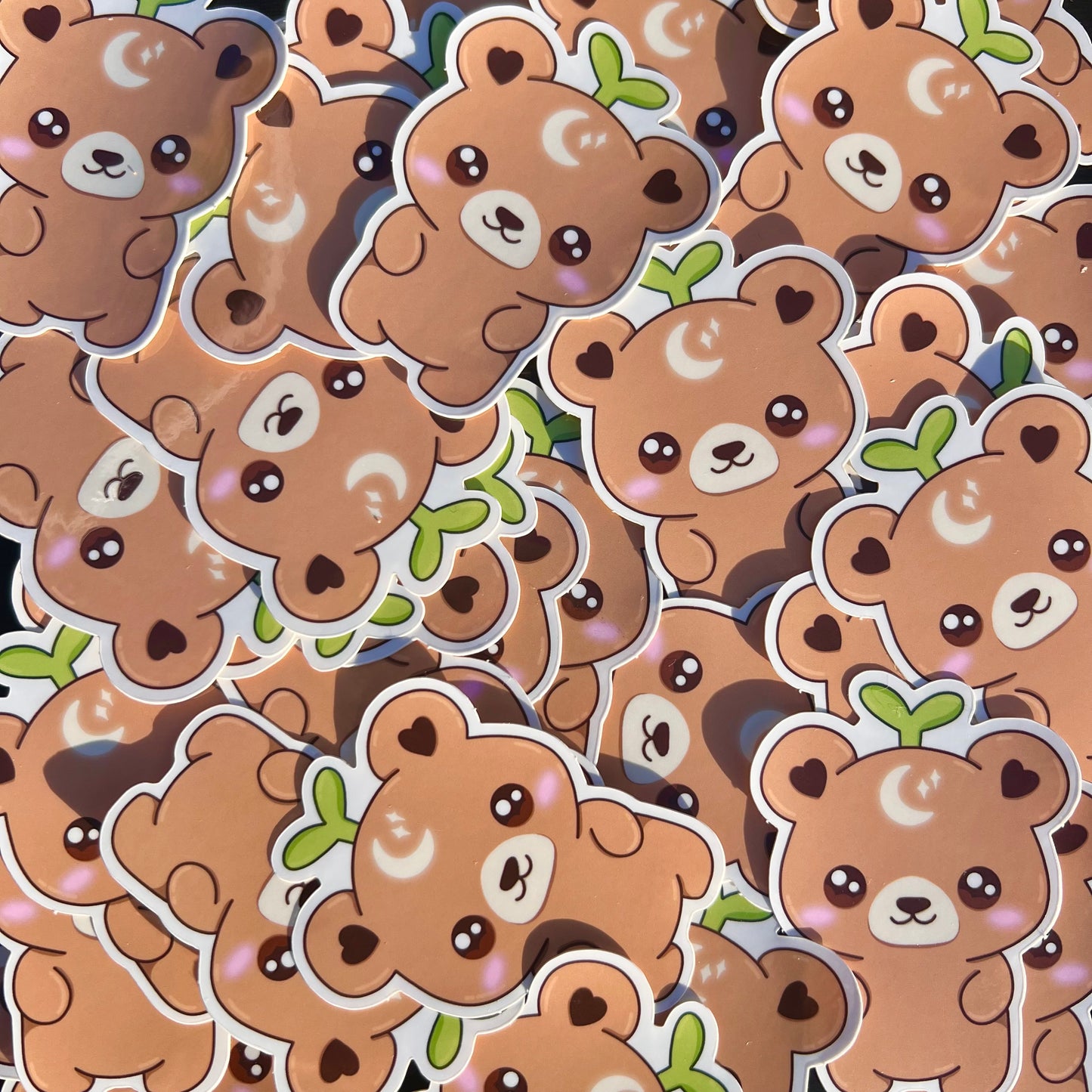 Nebbie the Celestial Sprout Bear Sticker