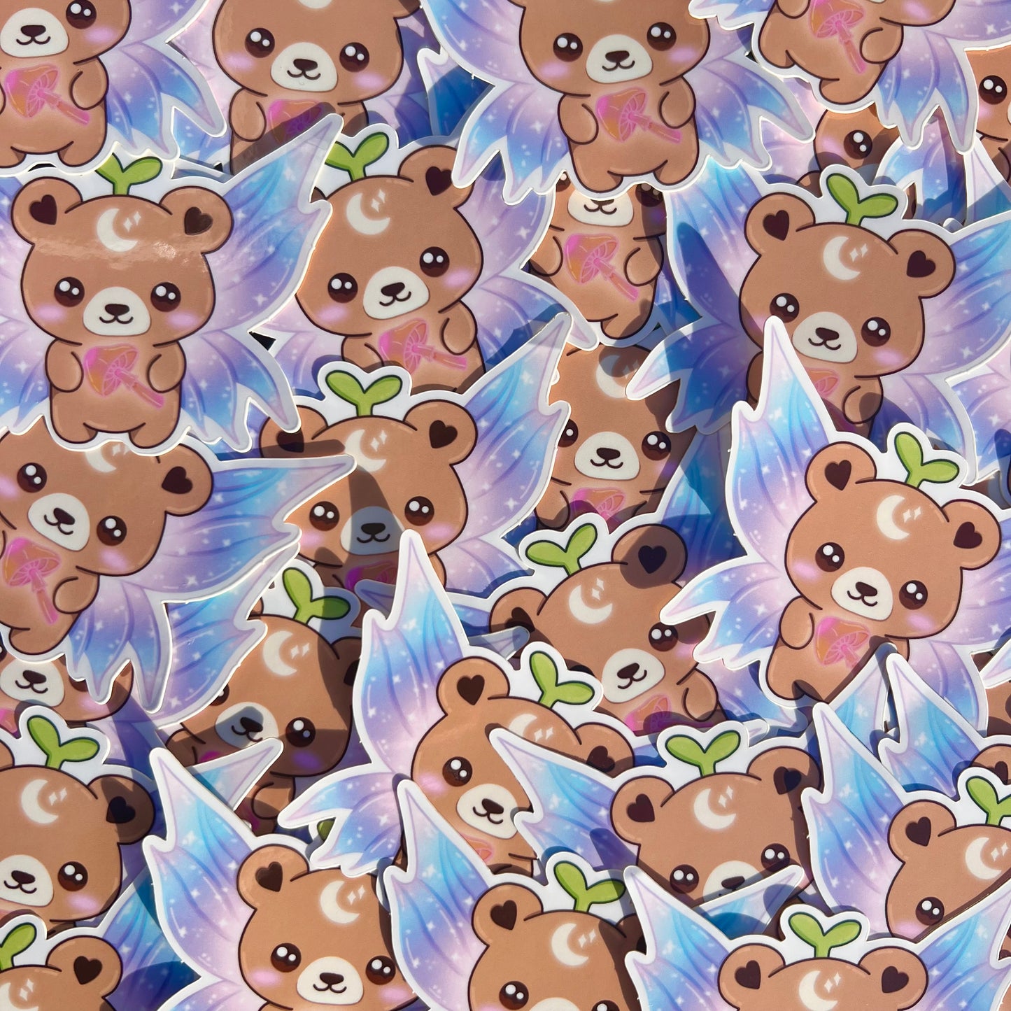 Fairy Nebbie the Celestial Sprout Bear Sticker