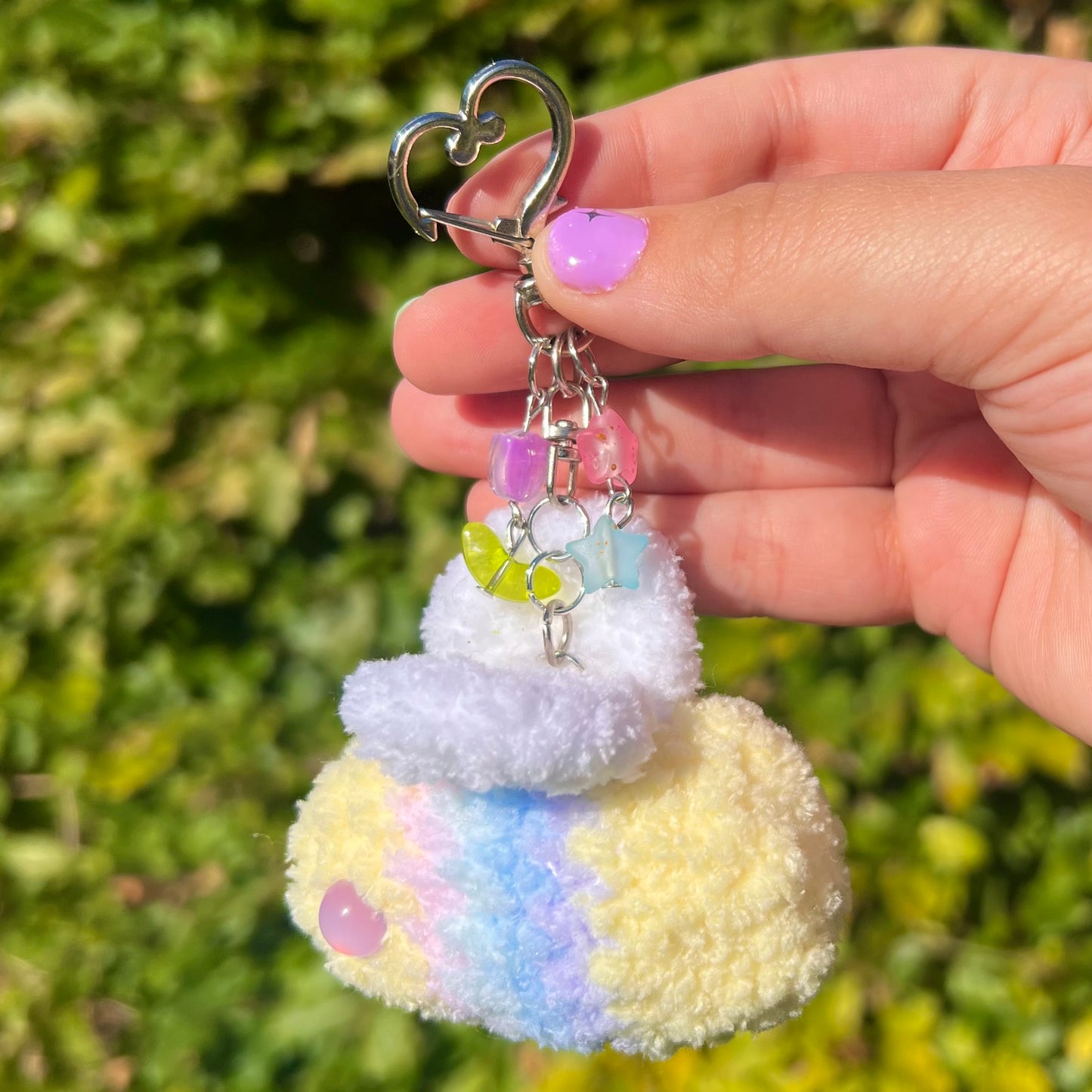 Sept Drop Crochet Amigurumi Plushie Keychains