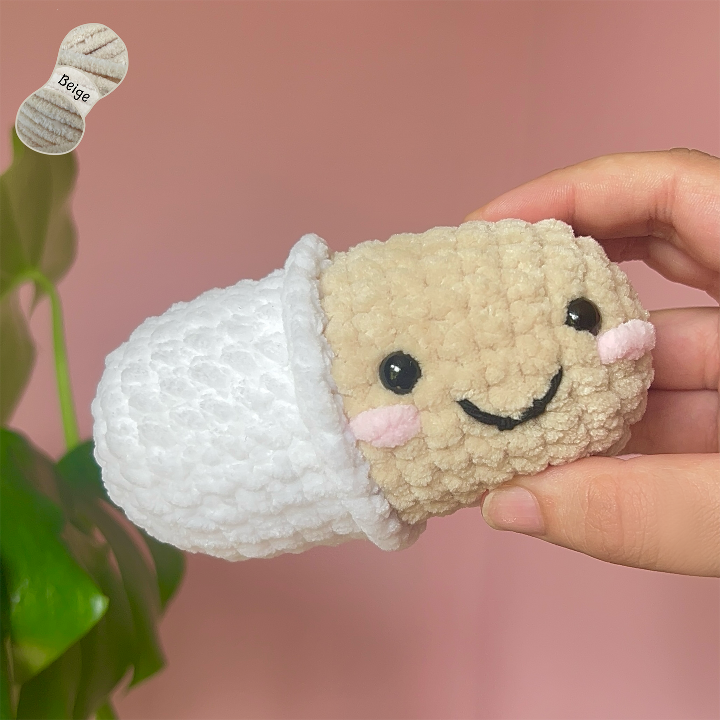 Happy Pill Crochet Amigurumi Plushie