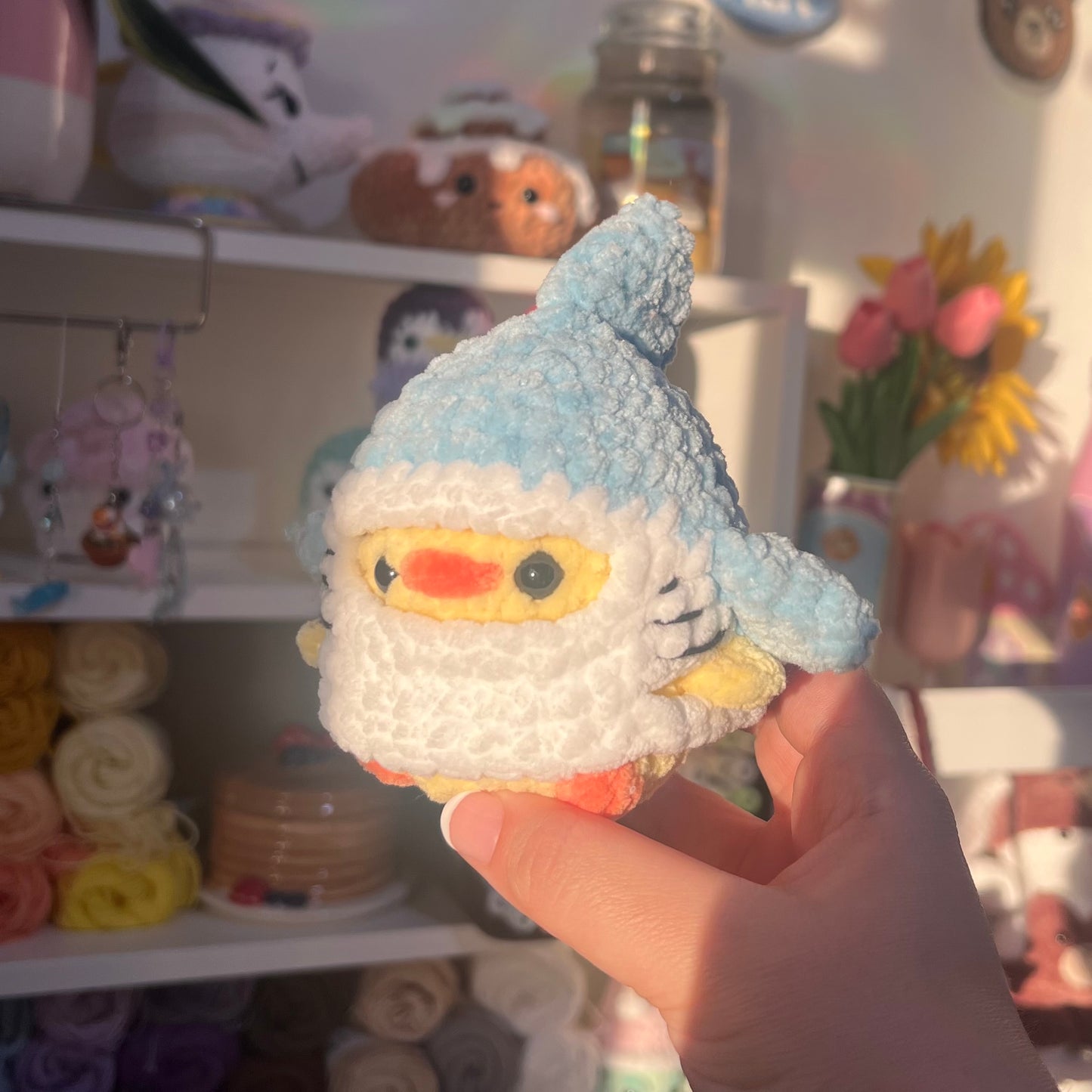 Chick in Outfit Crochet Handmade Amigurumi Plushie