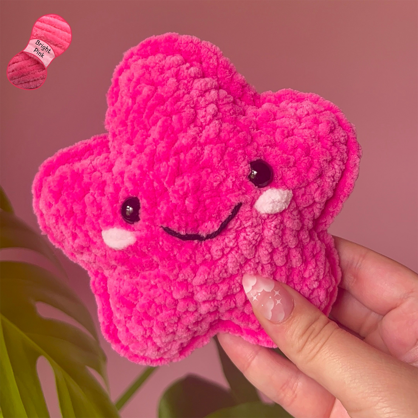 Star Crochet Handmade Amigurumi Plushie