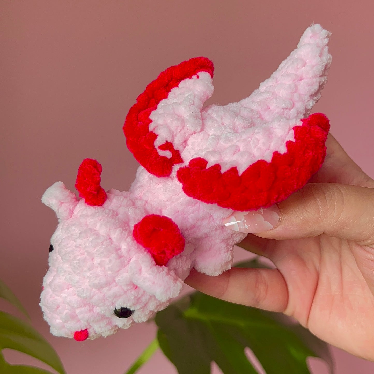 Baby Dragon Crochet Handmade Amigurumi Plushie