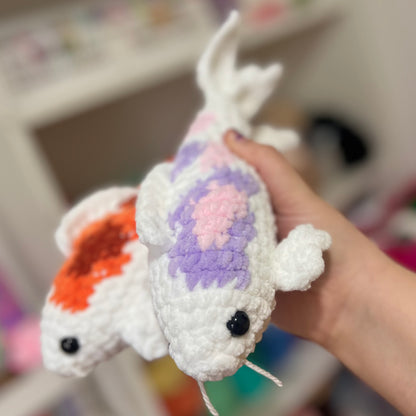 Koi Fish Crochet Amigurumi Plushie