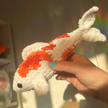 Koi Fish Crochet Amigurumi Plushie