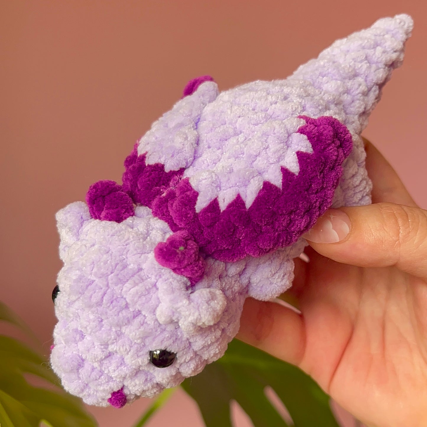 Baby Dragon Crochet Handmade Amigurumi Plushie