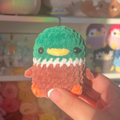 Mallard Duck Crochet Handmade Amigurumi Plushie