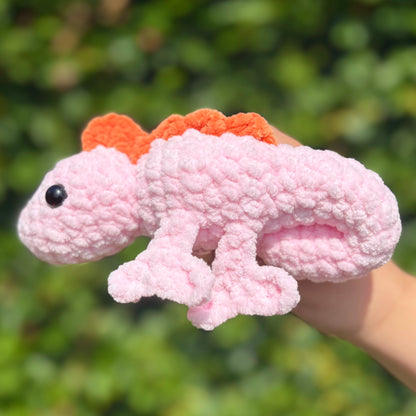 Chameleon Crochet Amigurumi Plushie