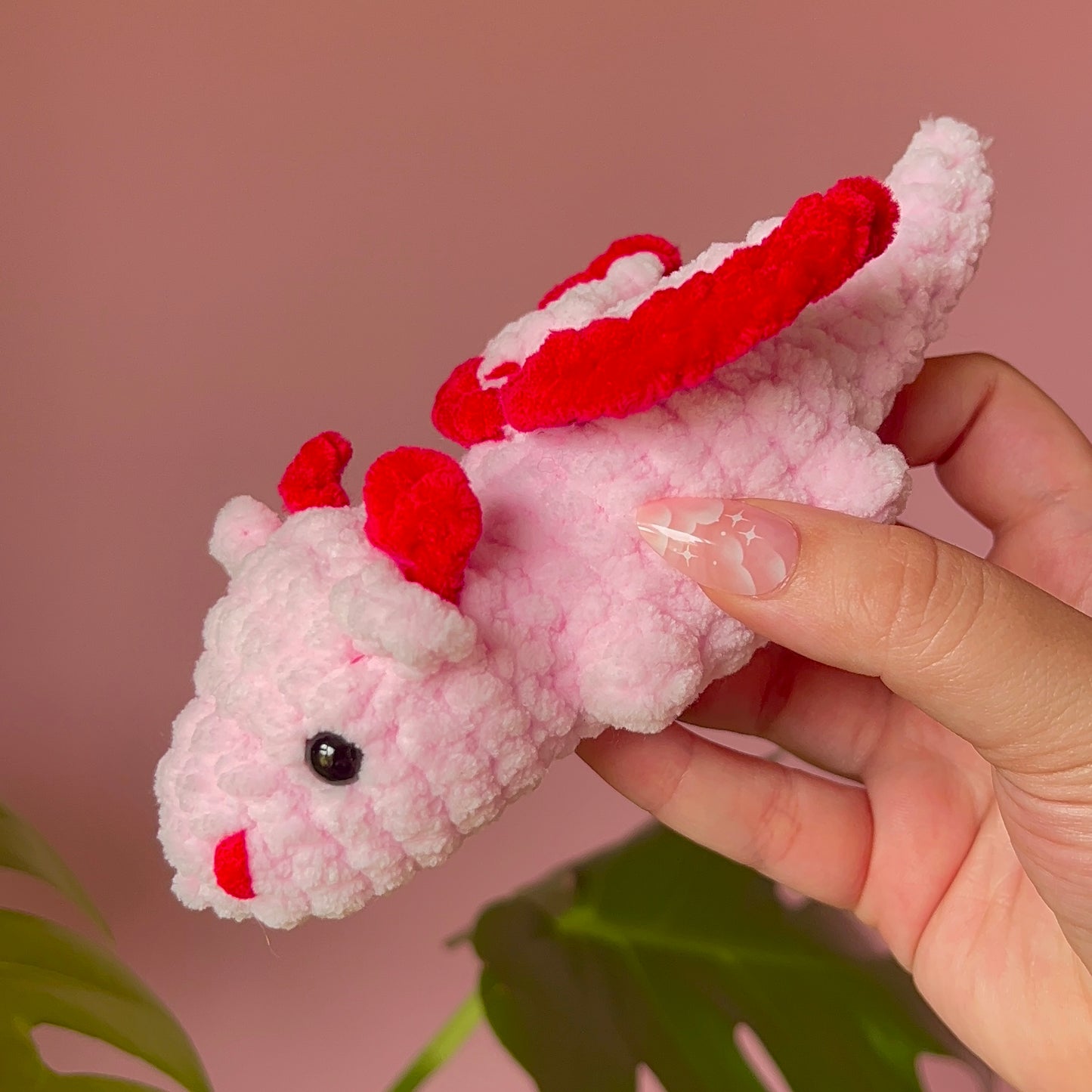 Baby Dragon Crochet Handmade Amigurumi Plushie