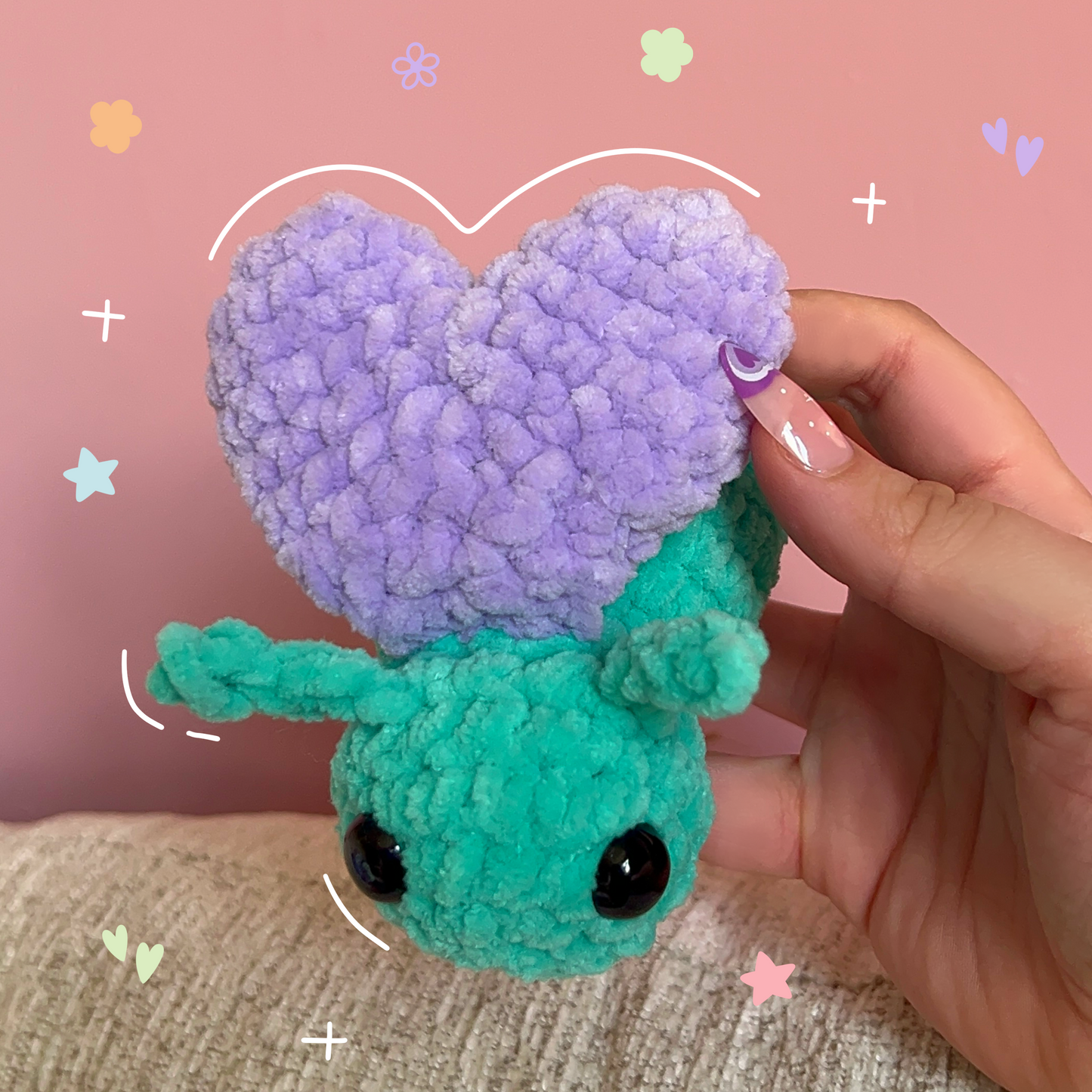 Love Bug Crochet Amigurumi Plushie