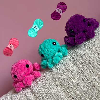 Mini Octopus Crochet Amigurumi Plushie