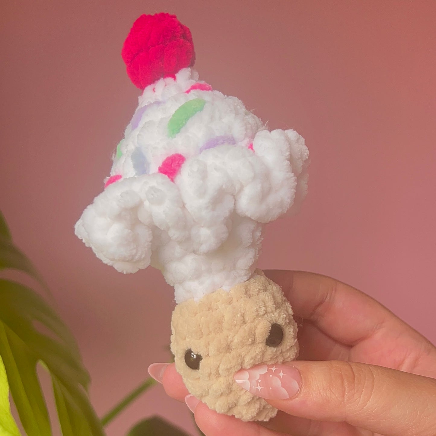 Ice Cream Popper Crochet Handmade Amigurumi Plushie