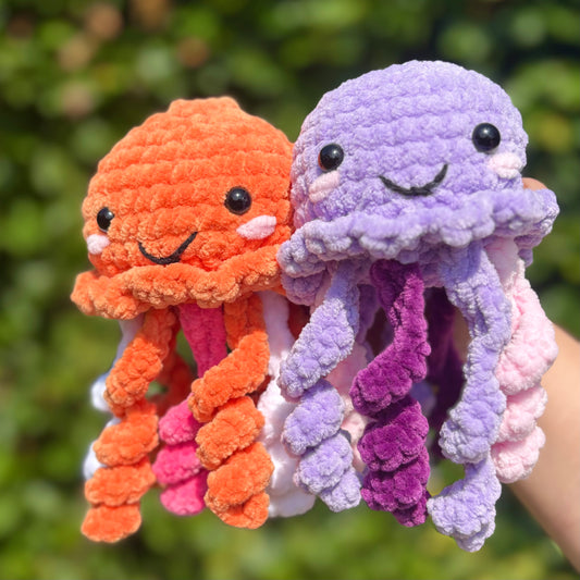 Jellyfish Crochet Amigurumi Plushie