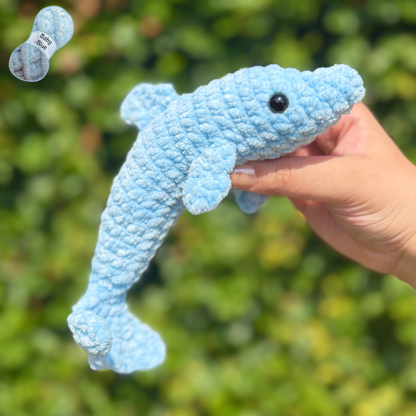 Dolphin Crochet Amigurumi Plushie