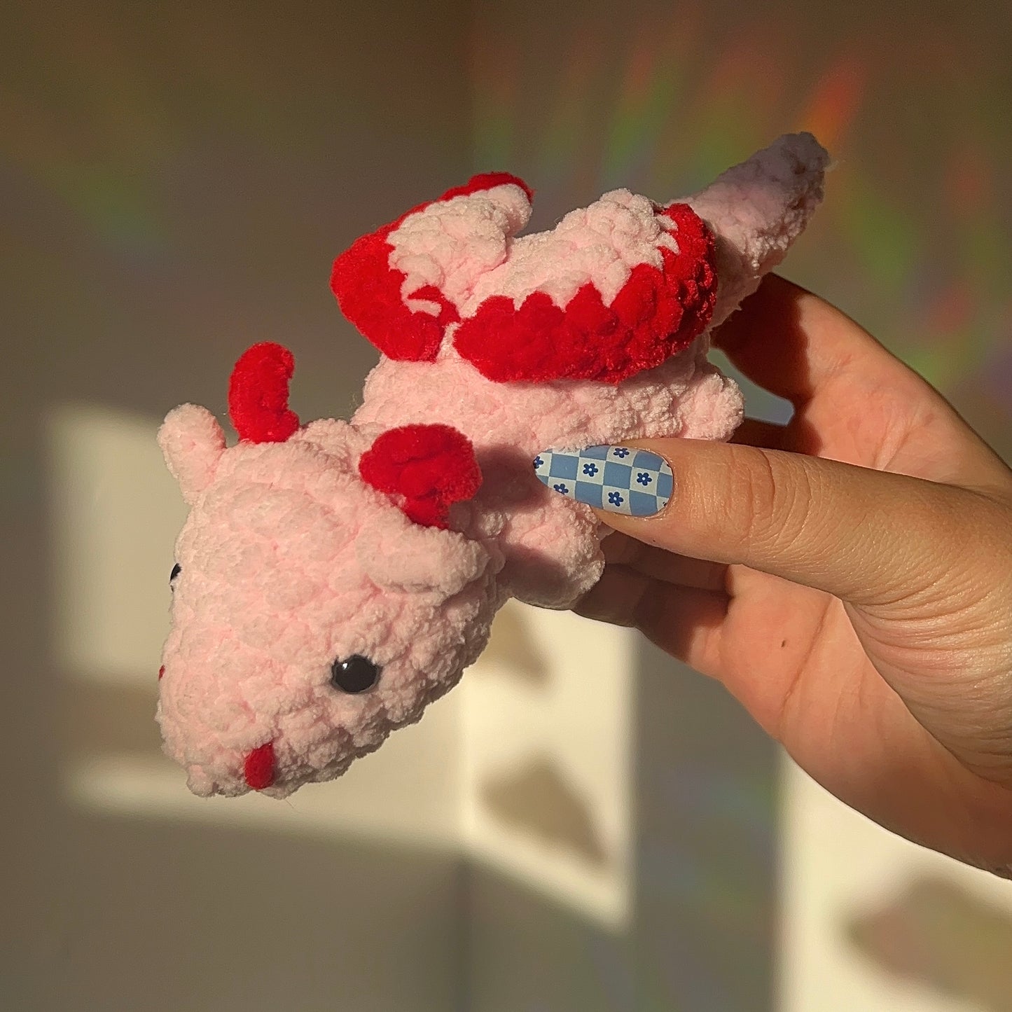 Baby Dragon Crochet Handmade Amigurumi Plushie