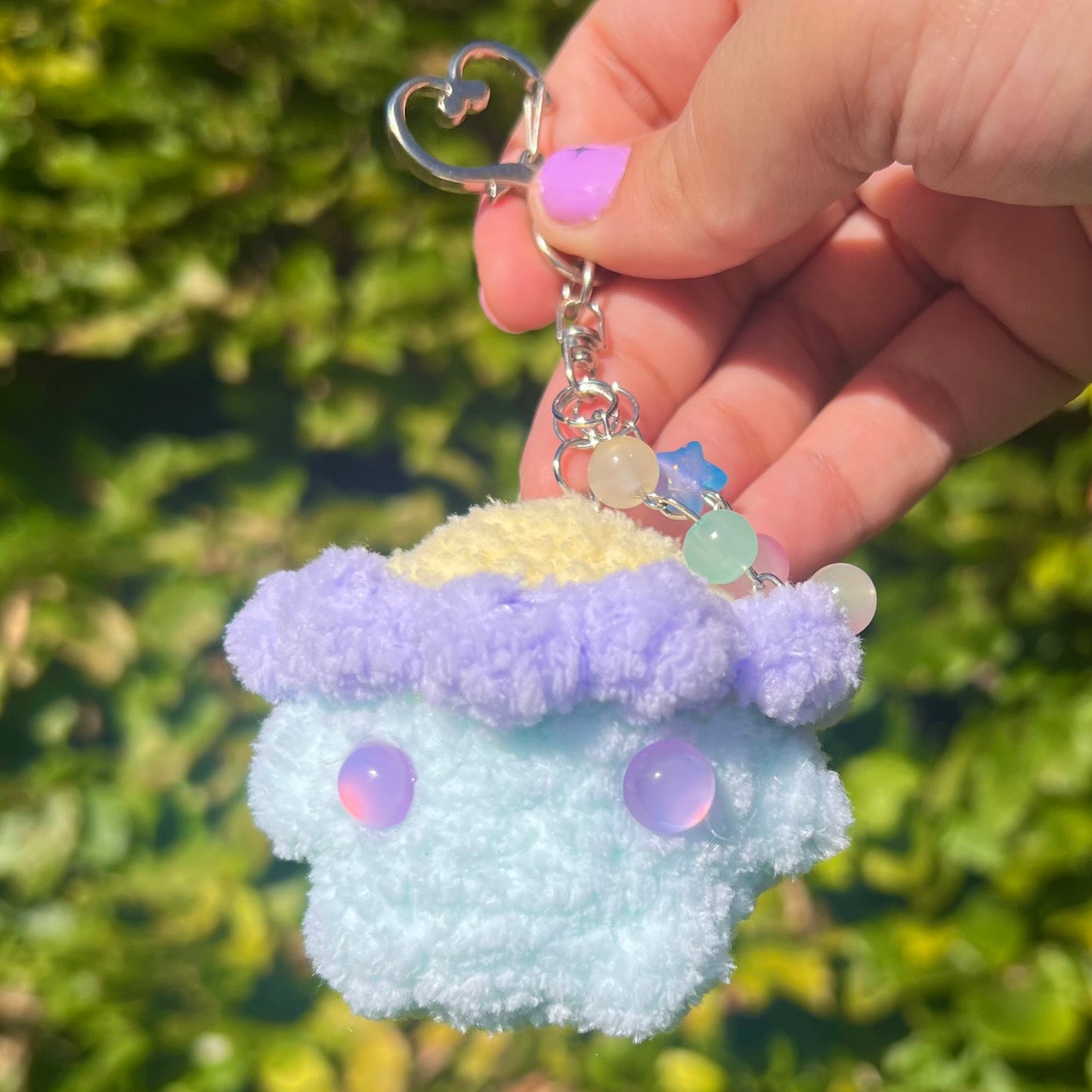 Sept Drop Crochet Amigurumi Plushie Keychains