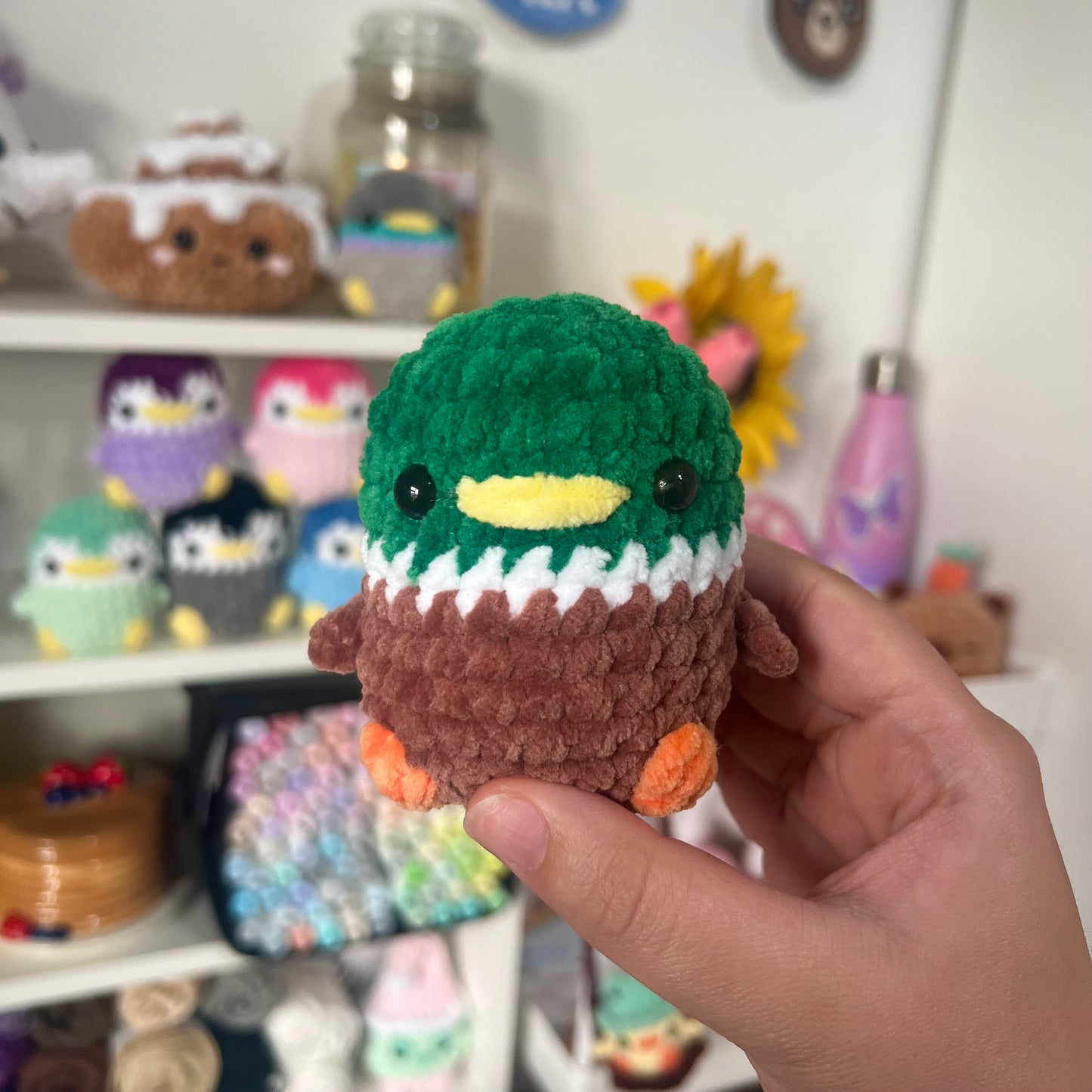 Mallard Duck Crochet Handmade Amigurumi Plushie