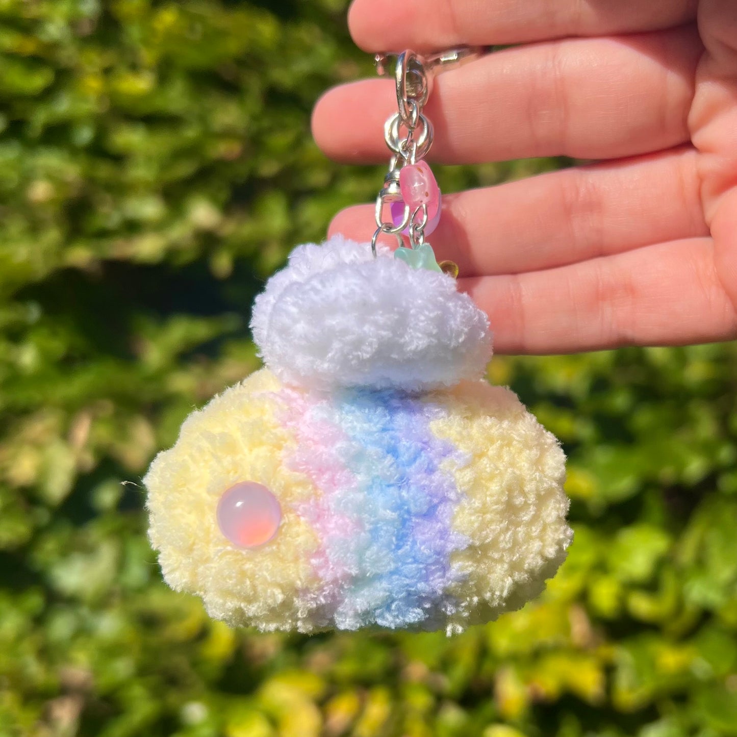 Sept Drop Crochet Amigurumi Plushie Keychains